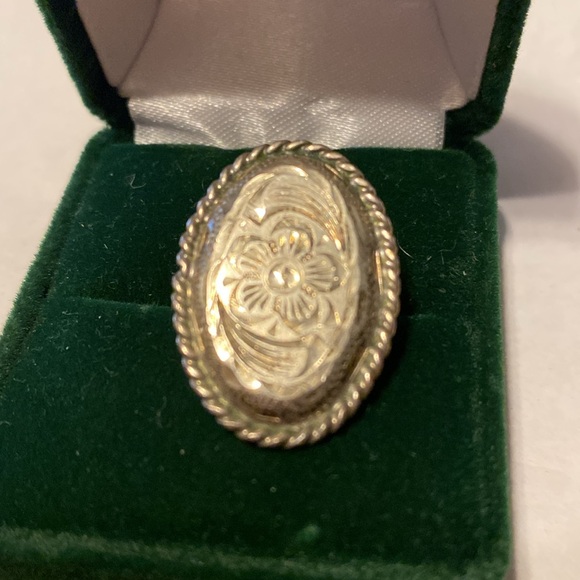 Vintage sterling silver Mexican scarf ring - Picture 6 of 6